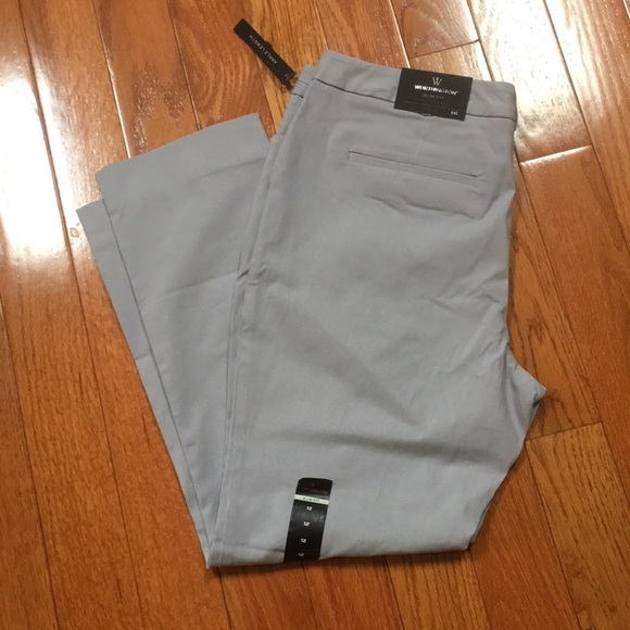 worthington slim fit ankle pants petite
